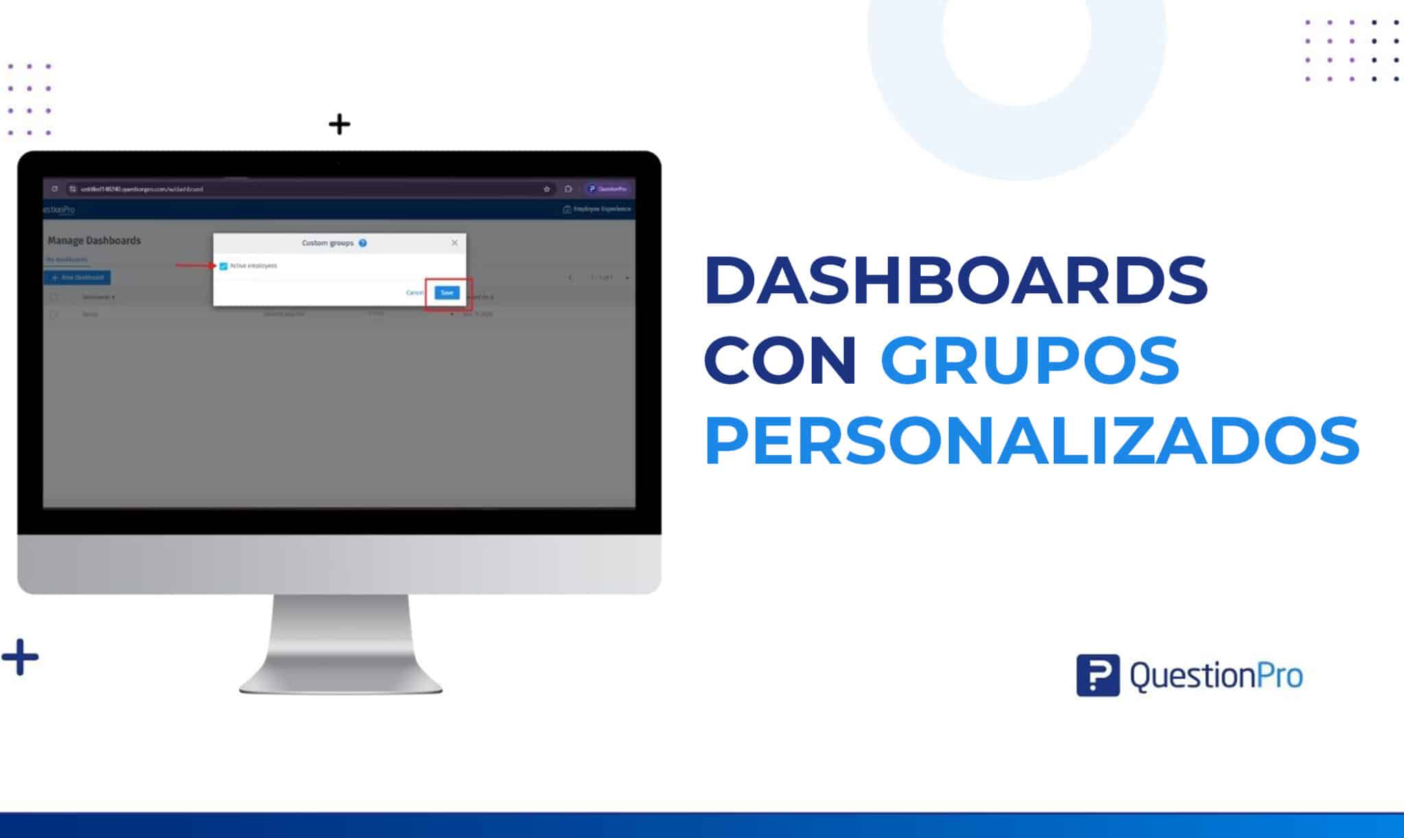 dashboards con grupos personalizados