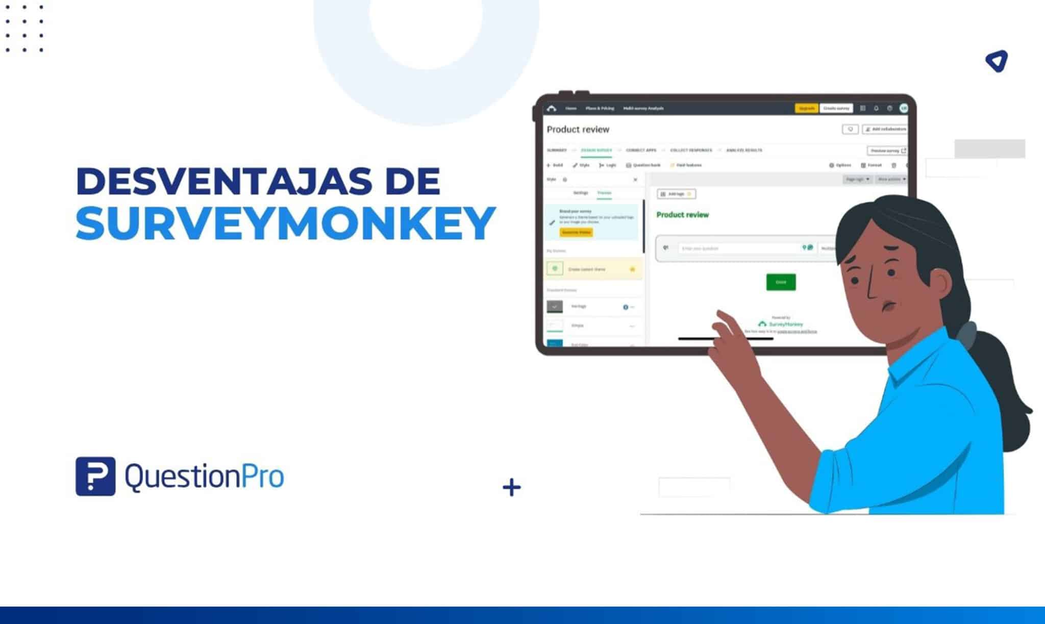 Desventajas de SurveyMonkey